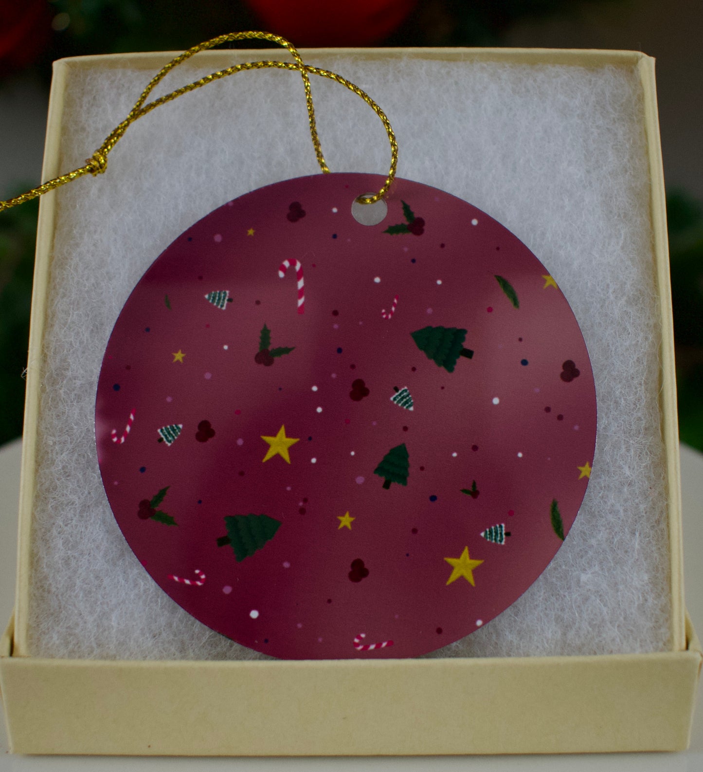 Double Sided Holiday Ornament