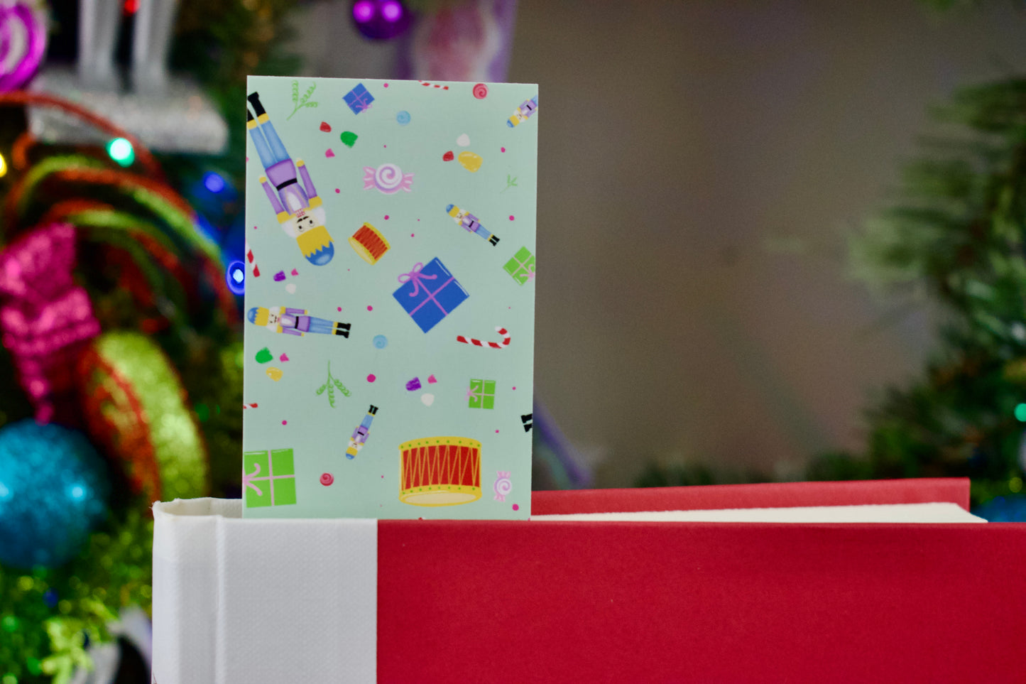 Glossy Holiday Bookmarks