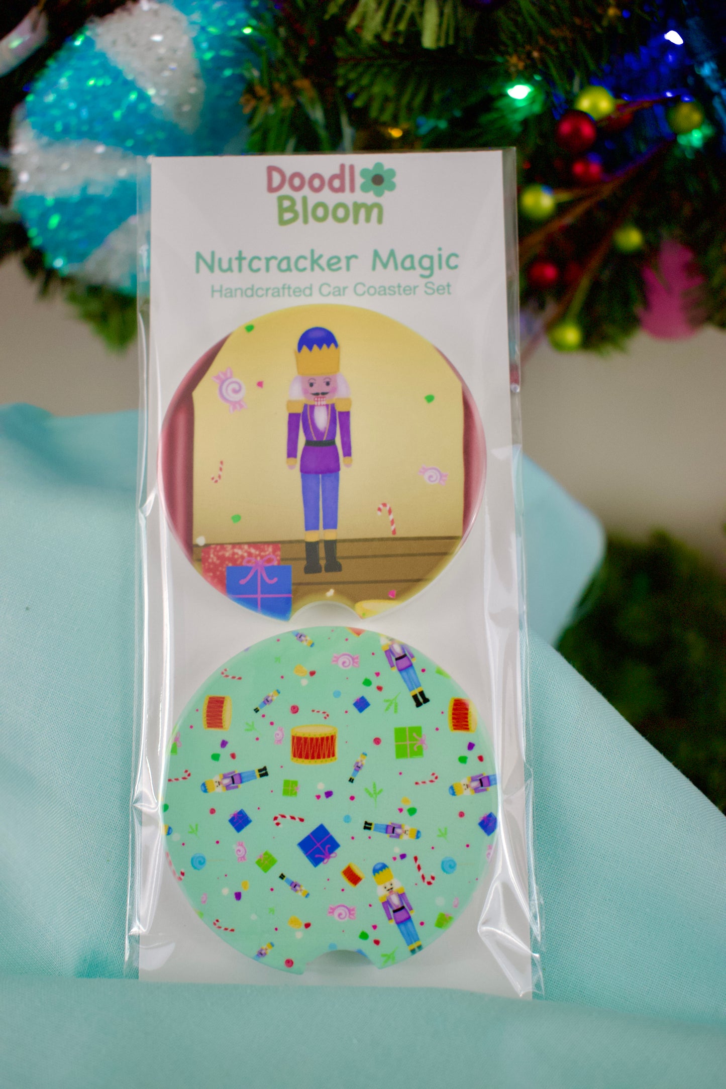 Ceramic Car Coaster Set